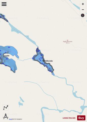 Shrike Lake depth contour Map - i-Boating App - Streets