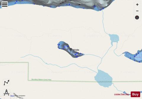 Sock Lake depth contour Map - i-Boating App - Streets