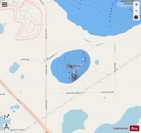Wise Lake depth contour Map - i-Boating App - Streets