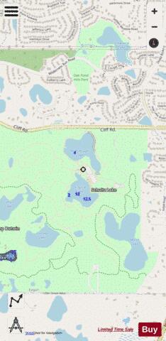 McDonough Lake + depth contour Map - i-Boating App - Streets