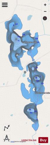 Stockhousen + Stockhaven Lake depth contour Map - i-Boating App - Streets