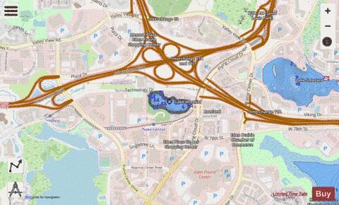 Lake Idlewild depth contour Map - i-Boating App - Streets