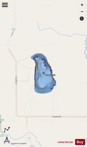 Lake Minnie depth contour Map - i-Boating App - Streets
