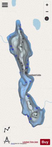 Spearhead Lake depth contour Map - i-Boating App - Streets