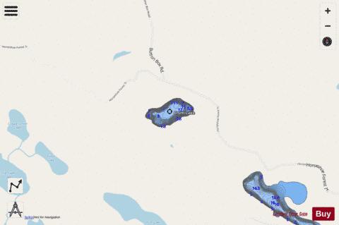 Crum Lake depth contour Map - i-Boating App - Streets