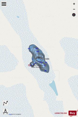 Seretha Lake depth contour Map - i-Boating App - Streets