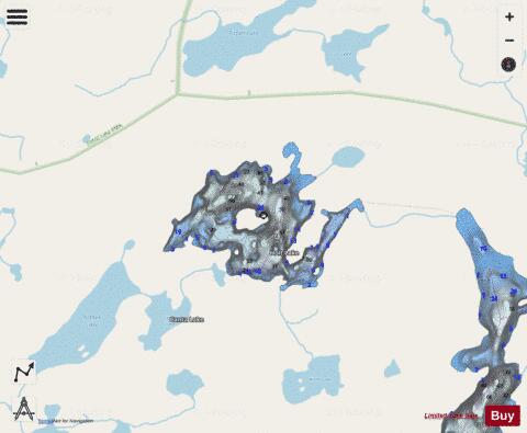 Holt Lake depth contour Map - i-Boating App - Streets