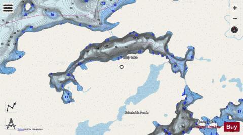Eddy Lake depth contour Map - i-Boating App - Streets