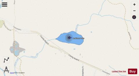 Leskinen Lake depth contour Map - i-Boating App - Streets