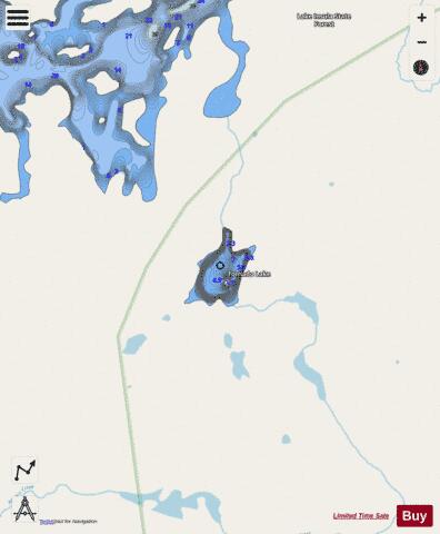 Tornado Lake depth contour Map - i-Boating App - Streets