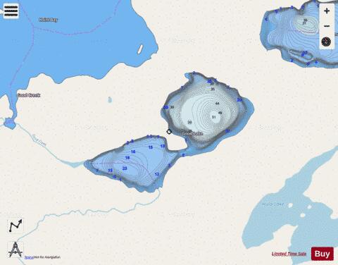 Good Lake depth contour Map - i-Boating App - Streets