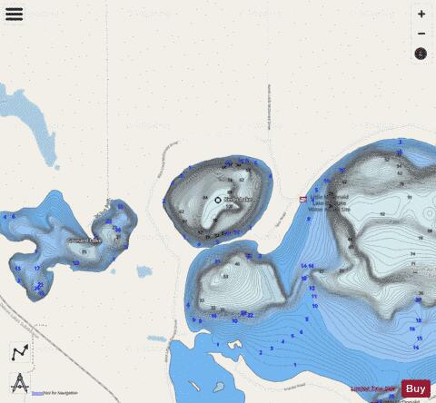 Kerbs Lake depth contour Map - i-Boating App - Streets