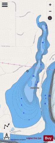 Lake Buck depth contour Map - i-Boating App - Streets