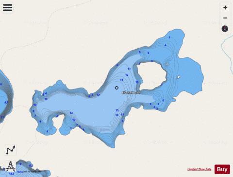 Lake Ella Hall depth contour Map - i-Boating App - Streets