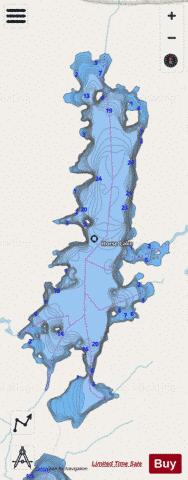 Lake Horse depth contour Map - i-Boating App - Streets