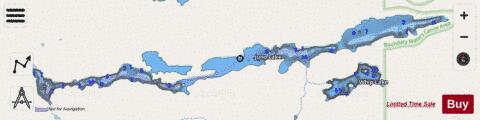 Lake Juno depth contour Map - i-Boating App - Streets
