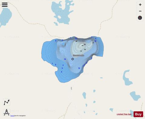 Lake Stewart depth contour Map - i-Boating App - Streets
