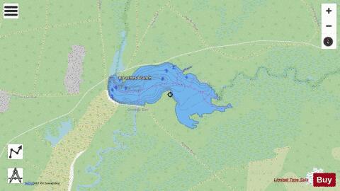 Oswego Lake depth contour Map - i-Boating App - Streets