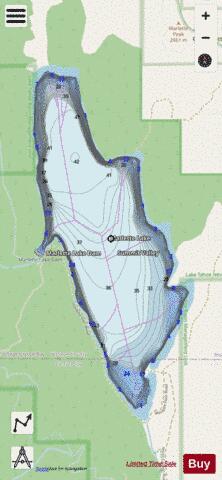 Marlette Lake depth contour Map - i-Boating App - Streets