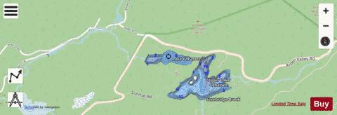 Lake Cohasset depth contour Map - i-Boating App - Streets