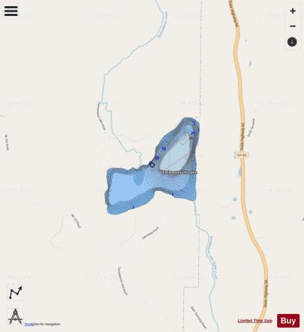 Tackawasick / Tsatsawassa  Lake depth contour Map - i-Boating App - Streets