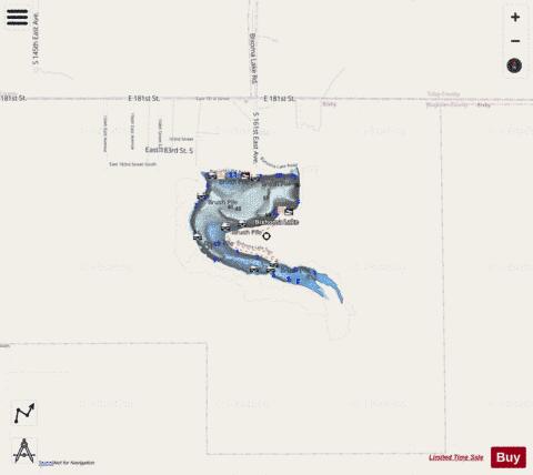 Bixhoma Lake depth contour Map - i-Boating App - Streets