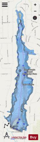 Lake Latonka depth contour Map - i-Boating App - Streets