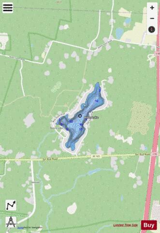Boon Lake depth contour Map - i-Boating App - Streets