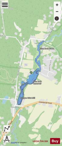 Glen Rock Reservoir depth contour Map - i-Boating App - Streets