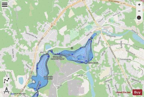 Lower Slatersville depth contour Map - i-Boating App - Streets