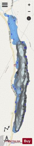 Eligo Pond depth contour Map - i-Boating App - Streets