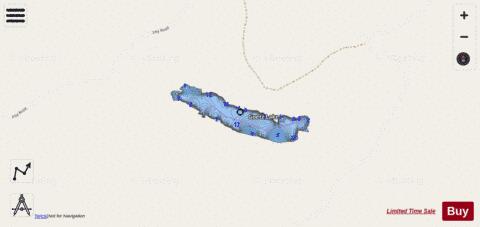 Goetz Lake,  Lincoln County depth contour Map - i-Boating App - Streets