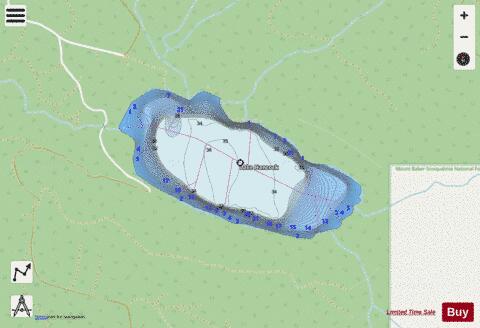 Lake Hancock depth contour Map - i-Boating App - Streets