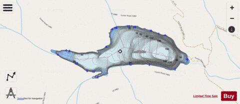 Lost Lake,  Kittitas County depth contour Map - i-Boating App - Streets
