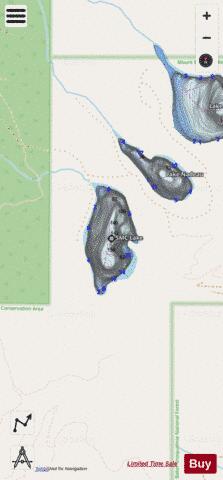 Smc Lake,  King County depth contour Map - i-Boating App - Streets