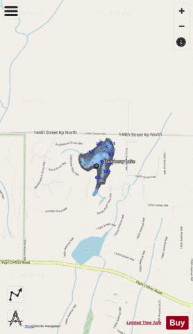 Stansberry Lake depth contour Map - i-Boating App - Streets