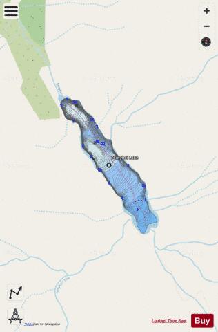 Tomyhoi Lake,  Whatcom County depth contour Map - i-Boating App - Streets