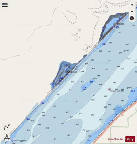 Yellepit Pond depth contour Map - i-Boating App - Streets