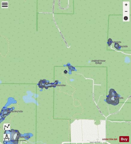 Lake Beaver depth contour Map - i-Boating App - Streets