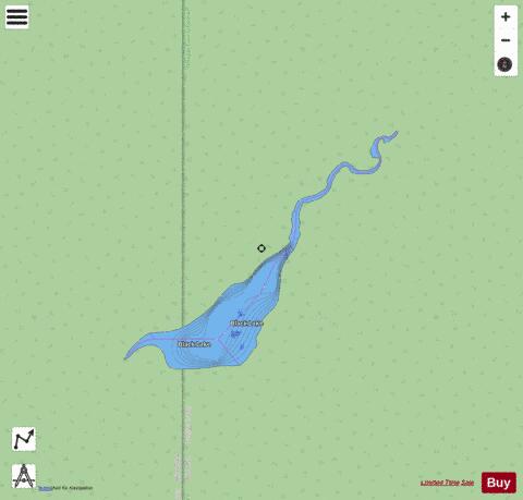 Black Lake A depth contour Map - i-Boating App - Streets