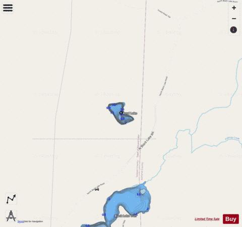 Burd Lake depth contour Map - i-Boating App - Streets