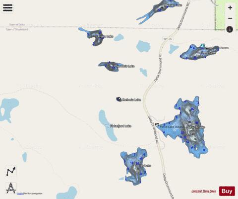 Chelonia Lake depth contour Map - i-Boating App - Streets