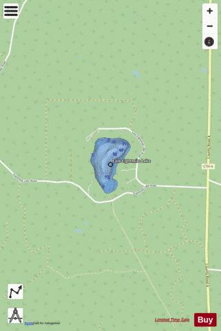 East Eightmile Lake depth contour Map - i-Boating App - Streets
