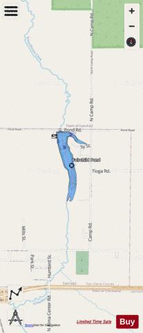 Fairchild Pond depth contour Map - i-Boating App - Streets