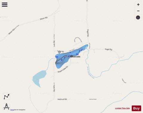 Goodhal Lake depth contour Map - i-Boating App - Streets
