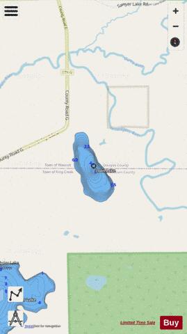 Loon Lake E depth contour Map - i-Boating App - Streets