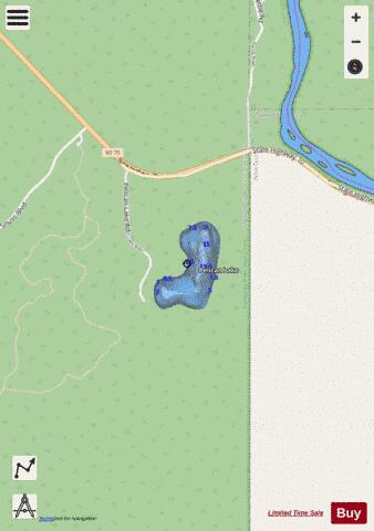 Little Pelican Lake depth contour Map - i-Boating App - Streets
