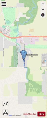 Poplar River Pond depth contour Map - i-Boating App - Streets