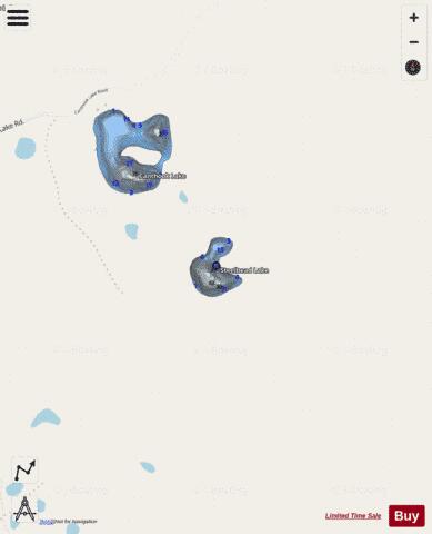 Steelhead Lake depth contour Map - i-Boating App - Streets