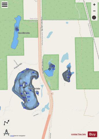 Unnamed 2579600 depth contour Map - i-Boating App - Streets